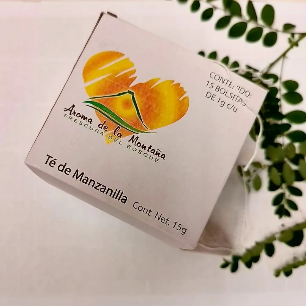 ><><TISANA MANZANILLA, AROMA DE MONTAÑA, 15 g><><