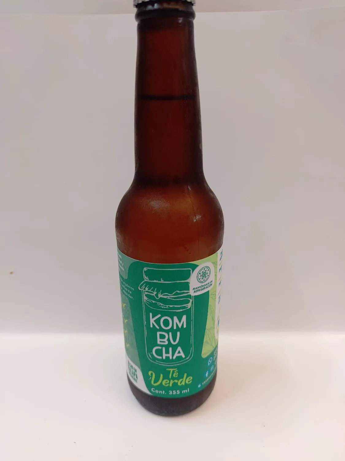 ><><KOMBUCHA NARAN NATURAL DE TE VERDE, 355 ml><><