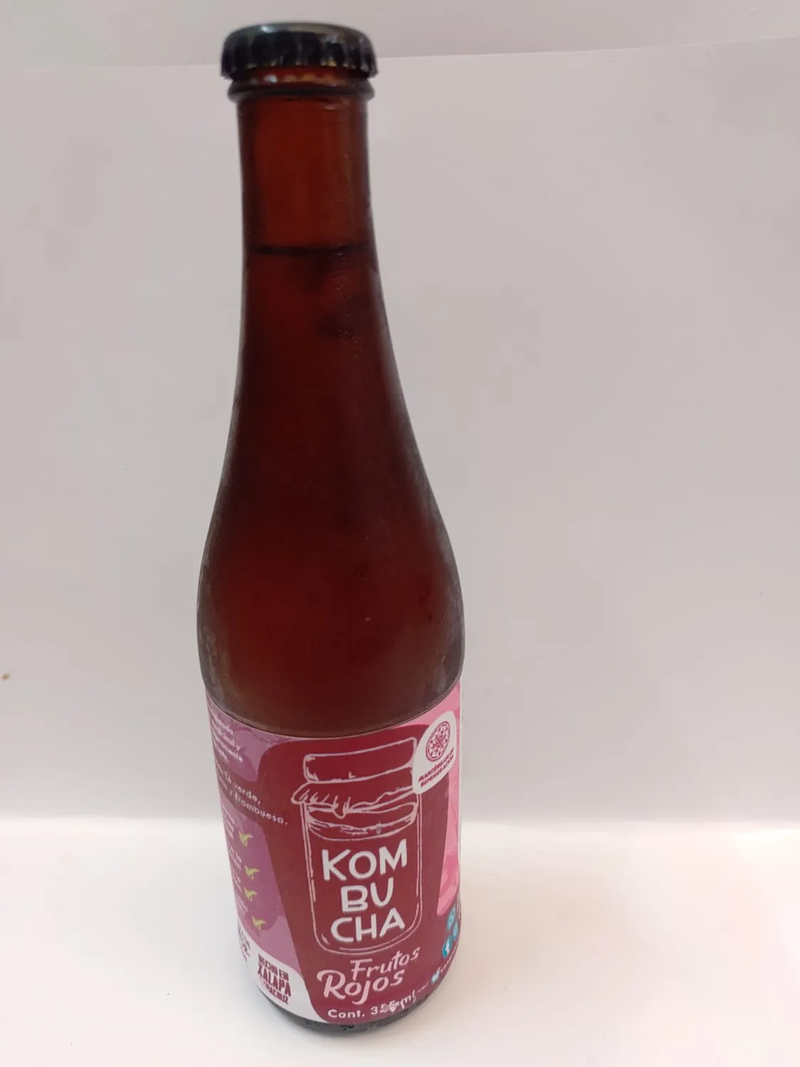 ><><KOMBUCHA NARAN 2DA FERMENTACION FRUTOS ROJOS, 355 ml><><